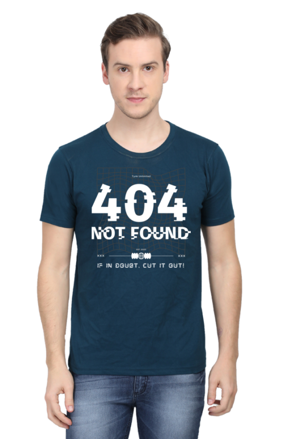 Not Found Male Round Neck Half Sleeve Classic T-Shirt