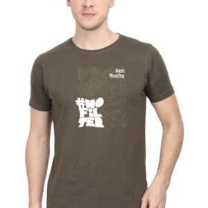 No Filter Just Reality Male Round Neck Half Sleeve Classic T-Shirt