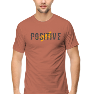 Positive Male Round Neck Half Sleeve Classic T-Shirt