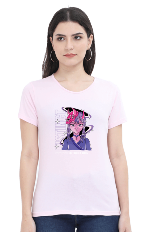 Instinct Female Round Neck Half Sleeve Classic T-Shirt - Image 3