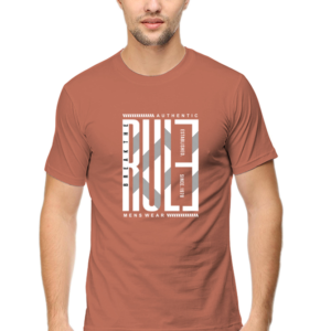 Break The Rule Male Round Neck Half Sleeve Classic T-Shirt