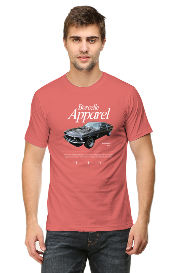 Barcelle Apparel Male Round Neck Half Sleeve Classic T-Shirt
