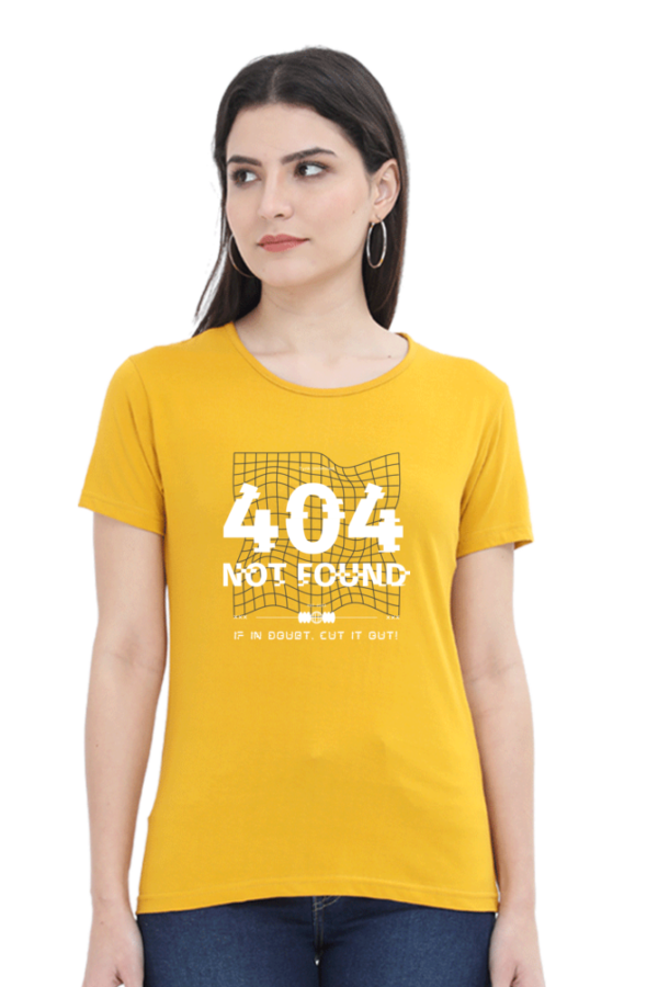 Not Found Female Round Neck Half Sleeve Classic T-Shirt