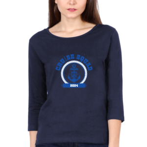Cruise Squad Female Round Neck Full Sleeve Classic T-Shirt