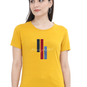 Forever Grateful Female Round Neck Half Sleeve Classic T-Shirt