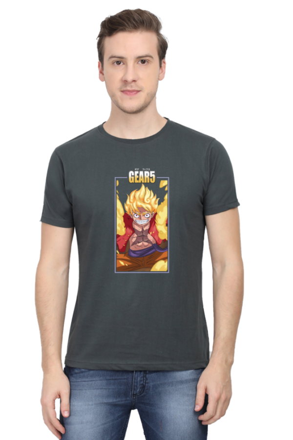 Gear5 Colored Male Round Neck Half Sleeve Classic T-Shirt - Image 2