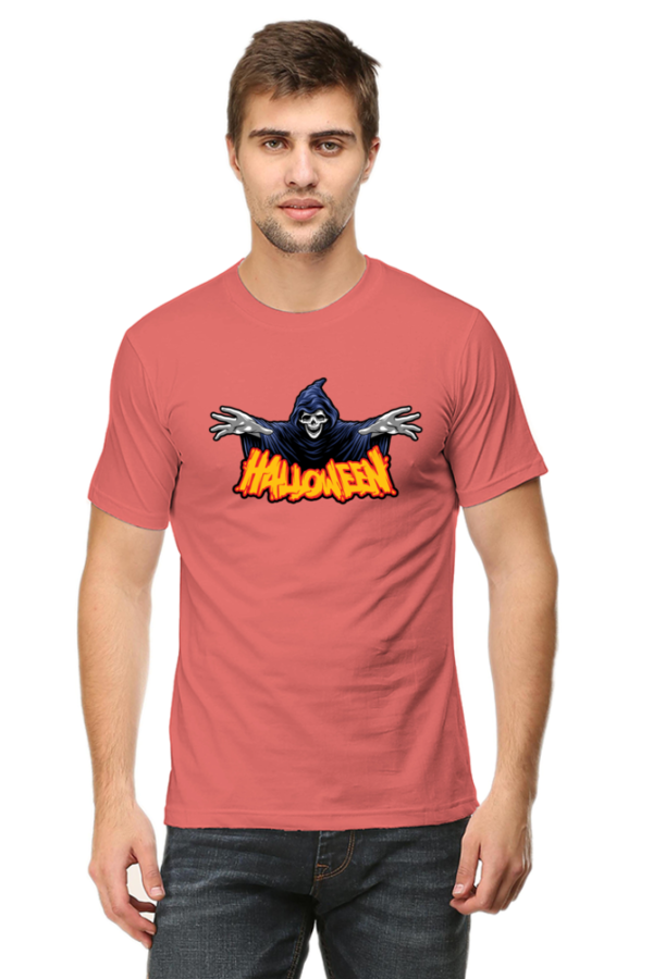 Halloween Male Round Neck Half Sleeve Classic T-Shirt - Image 7
