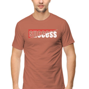 Success Male Round Neck Half Sleeve Classic T-Shirt
