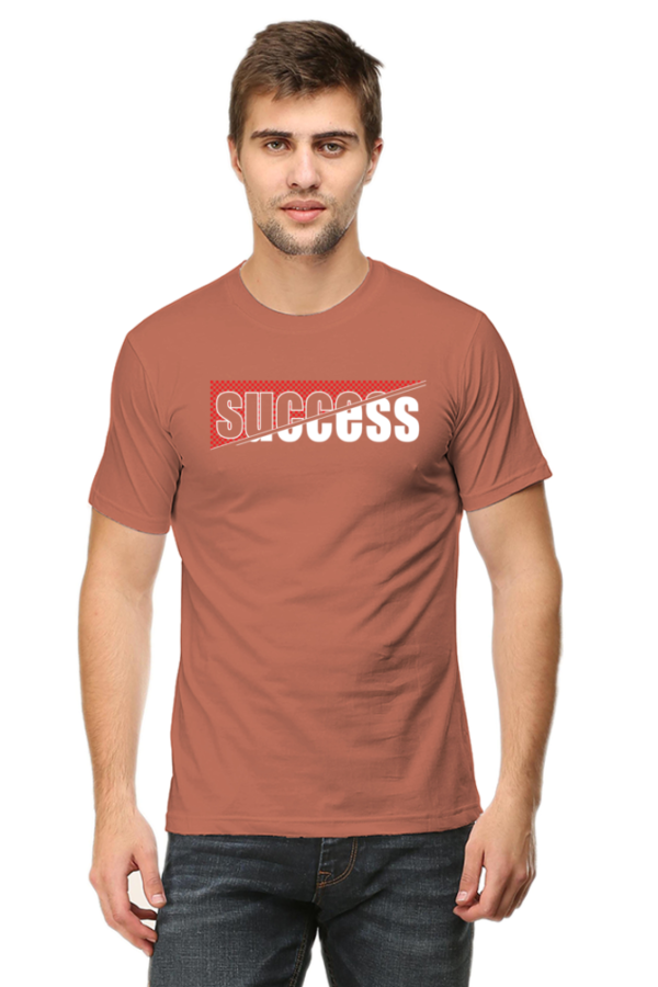 Success Male Round Neck Half Sleeve Classic T-Shirt