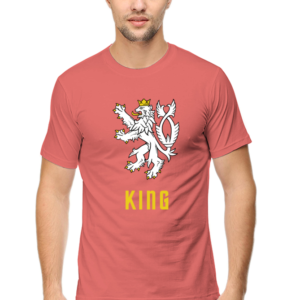 King Dragon Male Round Neck Half Sleeve Classic T-Shirt