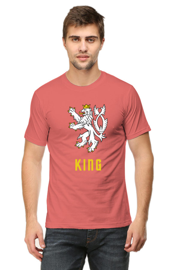 King Dragon Male Round Neck Half Sleeve Classic T-Shirt