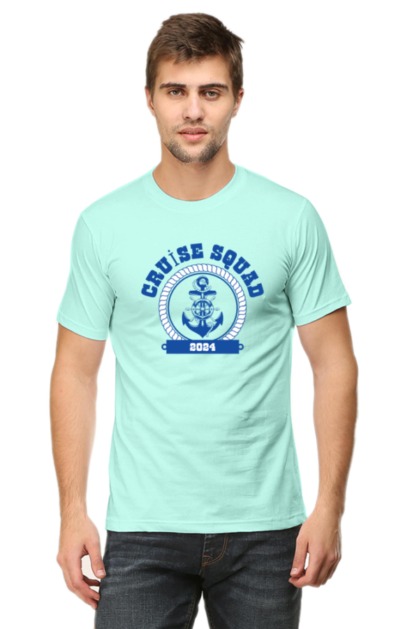 Cruise Squad Male Round Neck Half Sleeve Classic T-Shirt - Image 6