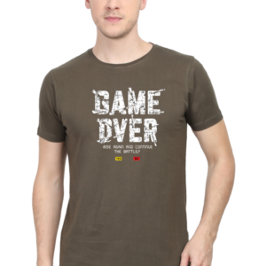 Game Over Male Round Neck Half Sleeve Classic T-Shirt