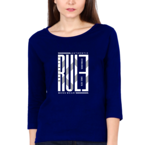 Break The Rule Female Round Neck Full Sleeve Classic T-Shirt