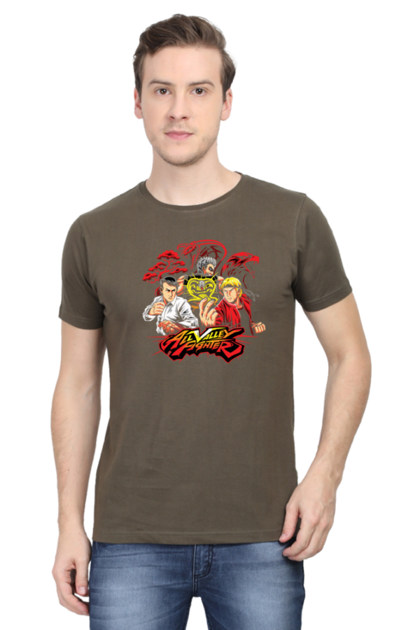 All Valley Fighter Male Round Neck Half Sleeve Classic T-Shirt
