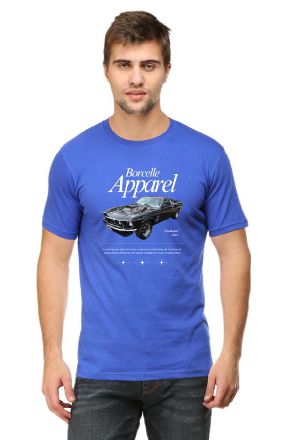 Barcelle Apparel Male Round Neck Half Sleeve Classic T-Shirt - Image 2