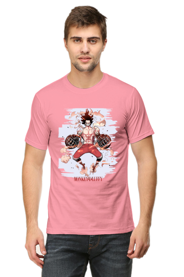 Monkey D Luffy Male Round Neck Half Sleeve Classic T-Shirt