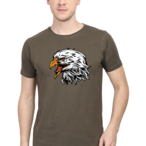 Eagle Male Round Neck Half Sleeve Classic T-Shirt