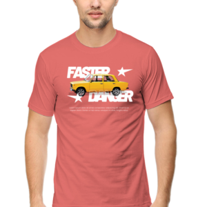 Faster Danger Male Round Neck Half Sleeve Classic T-Shirt