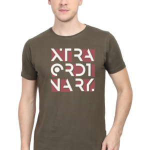 Extraordinary Male Round Neck Half Sleeve Classic T-Shirt