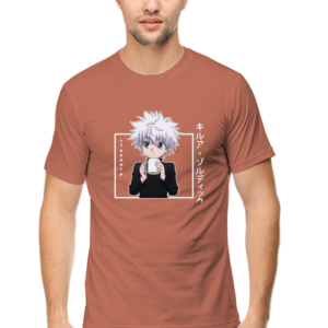 Hunter Kakashi Male Round Neck Half Sleeve Classic T-Shirt