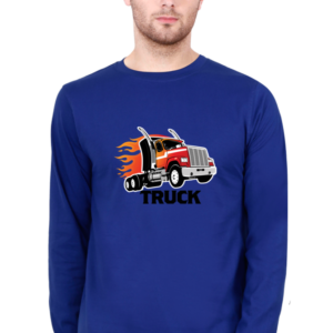 Truck Male Round Neck Full Sleeve Classic T-Shirt