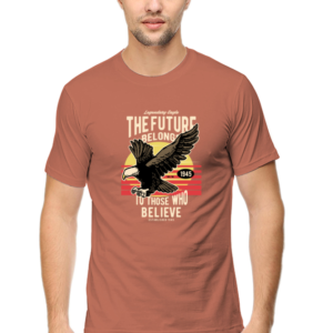 Legendary Eagle Male Round Neck Half Sleeve Classic T-Shirt