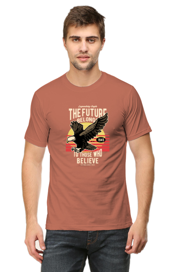 Legendary Eagle Male Round Neck Half Sleeve Classic T-Shirt