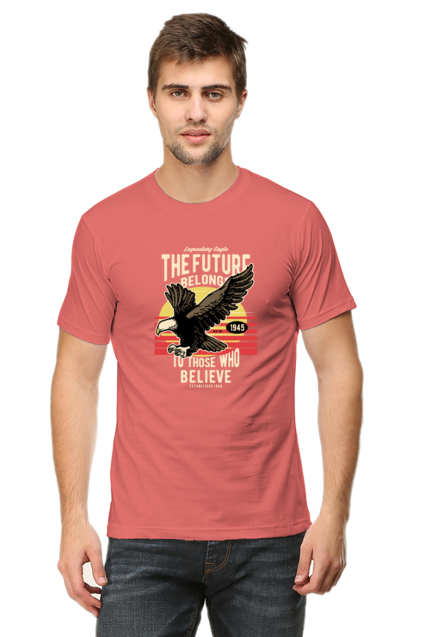 Legendary Eagle Male Round Neck Half Sleeve Classic T-Shirt - Image 3