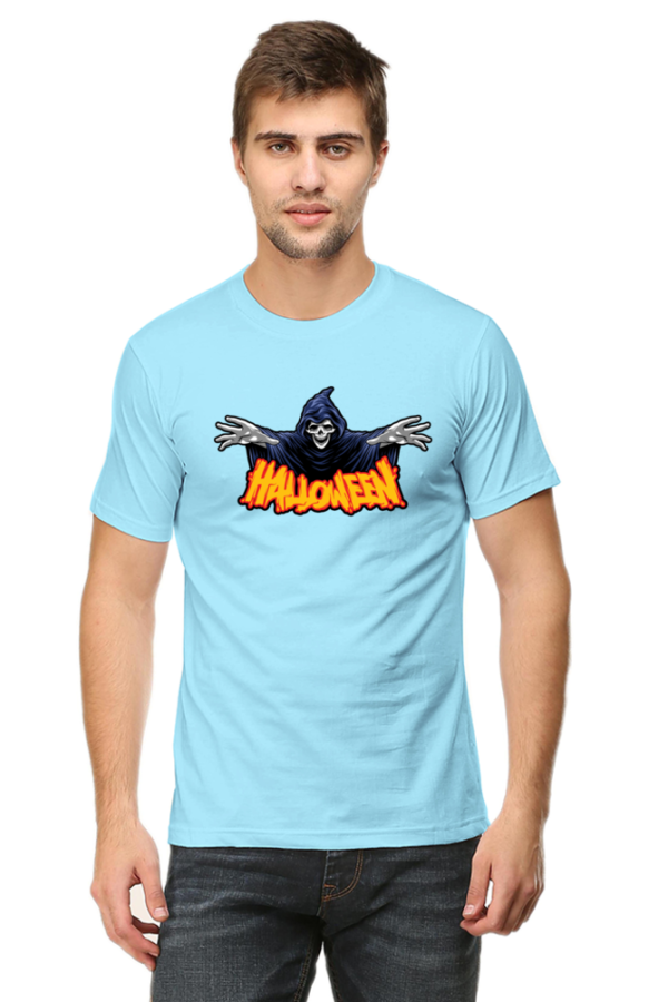 Halloween Male Round Neck Half Sleeve Classic T-Shirt - Image 5