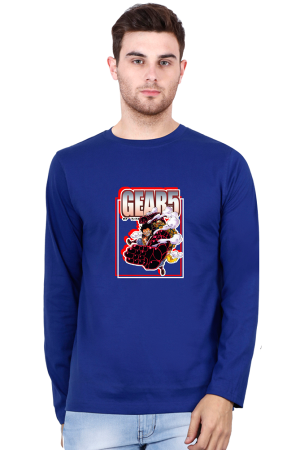 Gear5 Male Round Neck Full Sleeve Classic T-Shirt