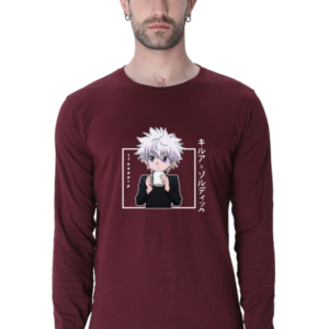 Hunter Kakashi Male Round Neck Full Sleeve Classic T-Shirt