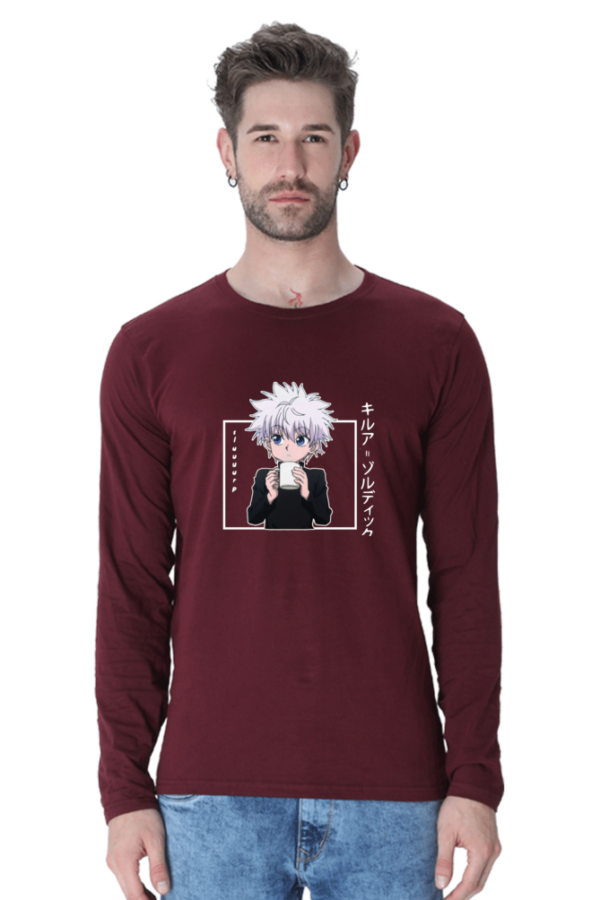 Hunter Kakashi Male Round Neck Full Sleeve Classic T-Shirt