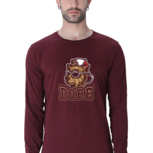 Dope Male Round Neck Full Sleeve Classic T-Shirt