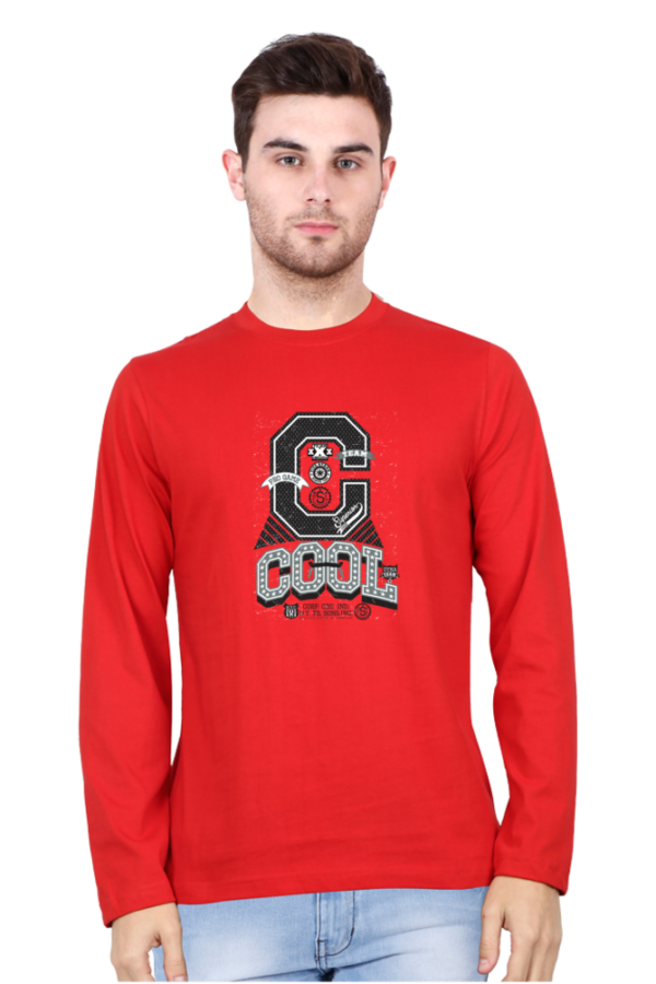 Team Cool Male Round Neck Full Sleeve Classic T-Shirt