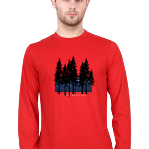 Into The Woods Male Round Neck Full Sleeve Classic T-Shirt