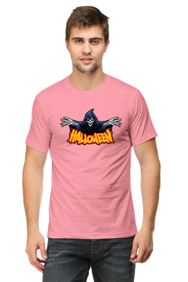Halloween Male Round Neck Half Sleeve Classic T-Shirt - Image 4