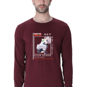Hunter Killua Zoldyck Male Round Neck Full Sleeve Classic T-Shirt