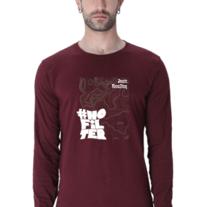 No Filter Just Reality Male Round Neck Full Sleeve Classic T-Shirt