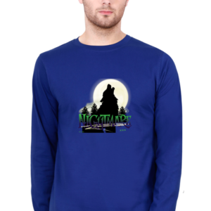 Nightmare Male Round Neck Full Sleeve Classic T-Shirt