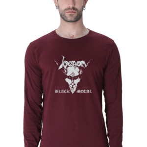 Venom Black Metal Male Round Neck Full Sleeve Classic T-Shirt