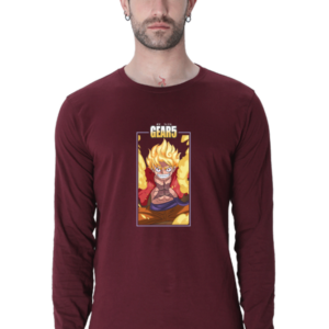 Gear5 Colored Male Round Neck Full Sleeve Classic T-Shirt