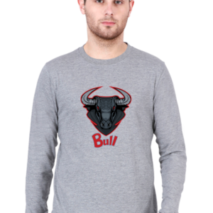 Bull Male Round Neck Full Sleeve Classic T-Shirt
