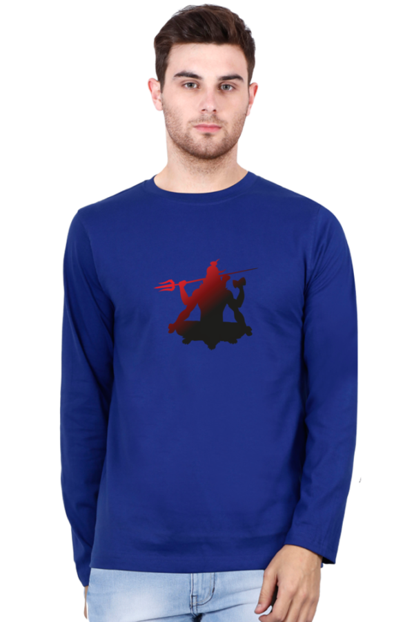Lord Sivan V2 Male Round Neck Full Sleeve Classic T-Shirt