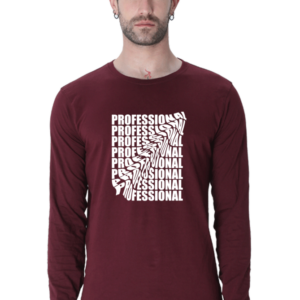 Professional Male Round Neck Full Sleeve Classic T-Shirt