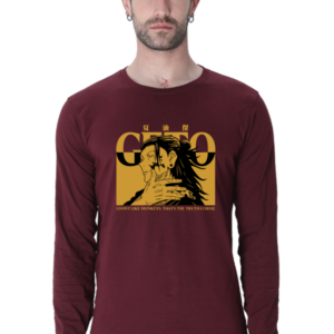 Suguru Geto Male Round Neck Full Sleeve Classic T-Shirt