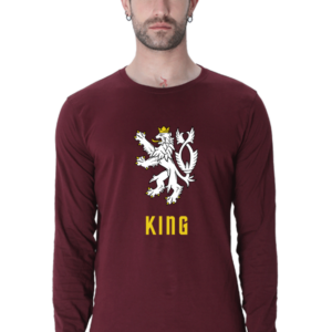 King Dragon Male Round Neck Full Sleeve Classic T-Shirt