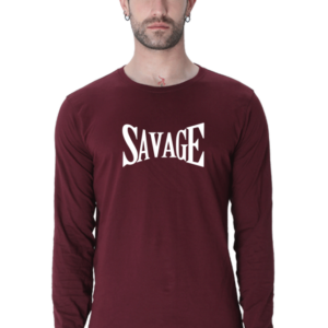 Savage Male Round Neck Full Sleeve Classic T-Shirt