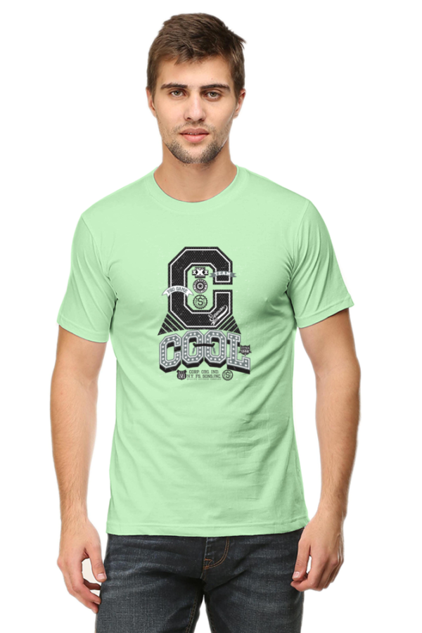 Team Cool Male Round Neck Half Sleeve Classic T-Shirt - Image 3