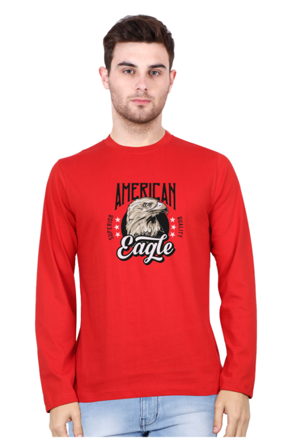 American Eagle Male Round Neck Full Sleeve Classic T-Shirt